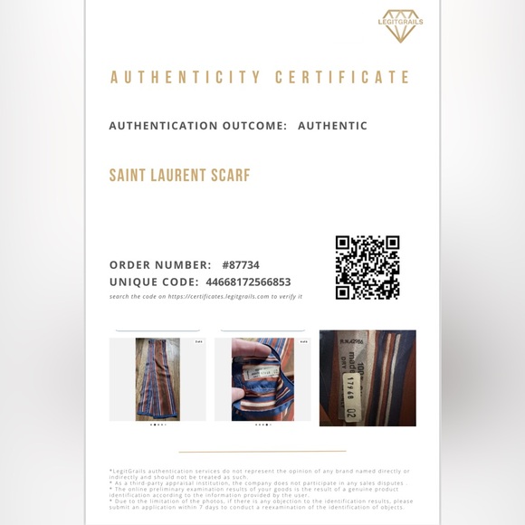 Yves Saint Laurent Vintage Silk Scarf from the 70’s! - Picture 5 of 6